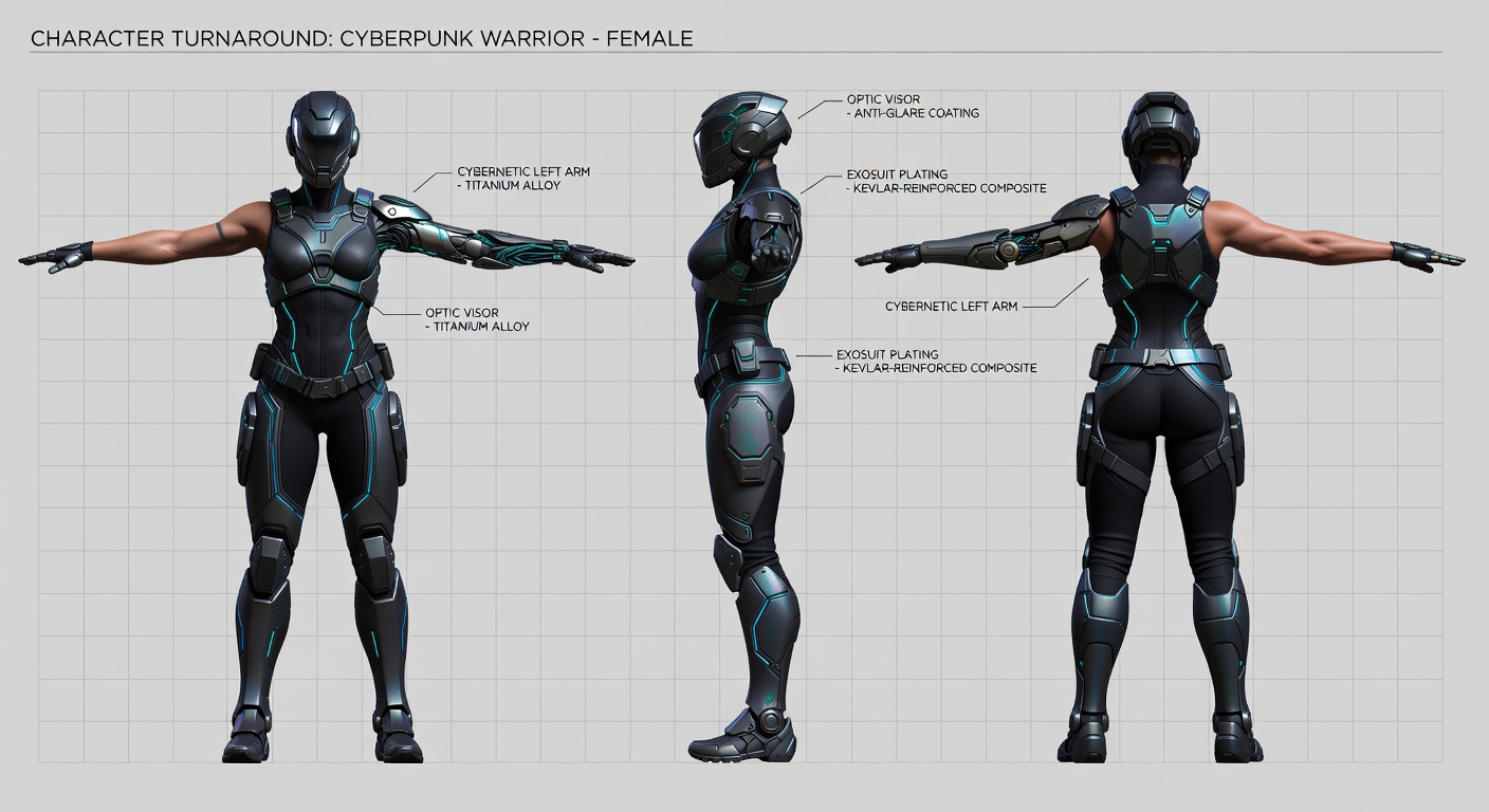 Pose Turnaround